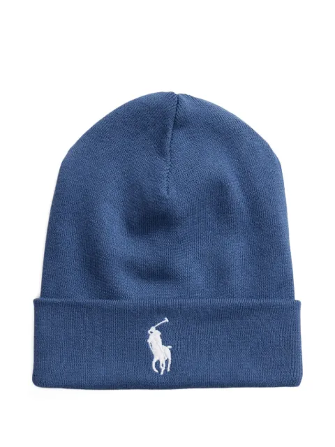 Polo Ralph Lauren logo-detail beanie hat