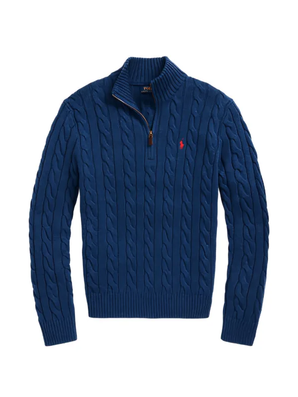 Polo Ralph Lauren ケーブルニット セーター | ブルー | FARFETCH JP