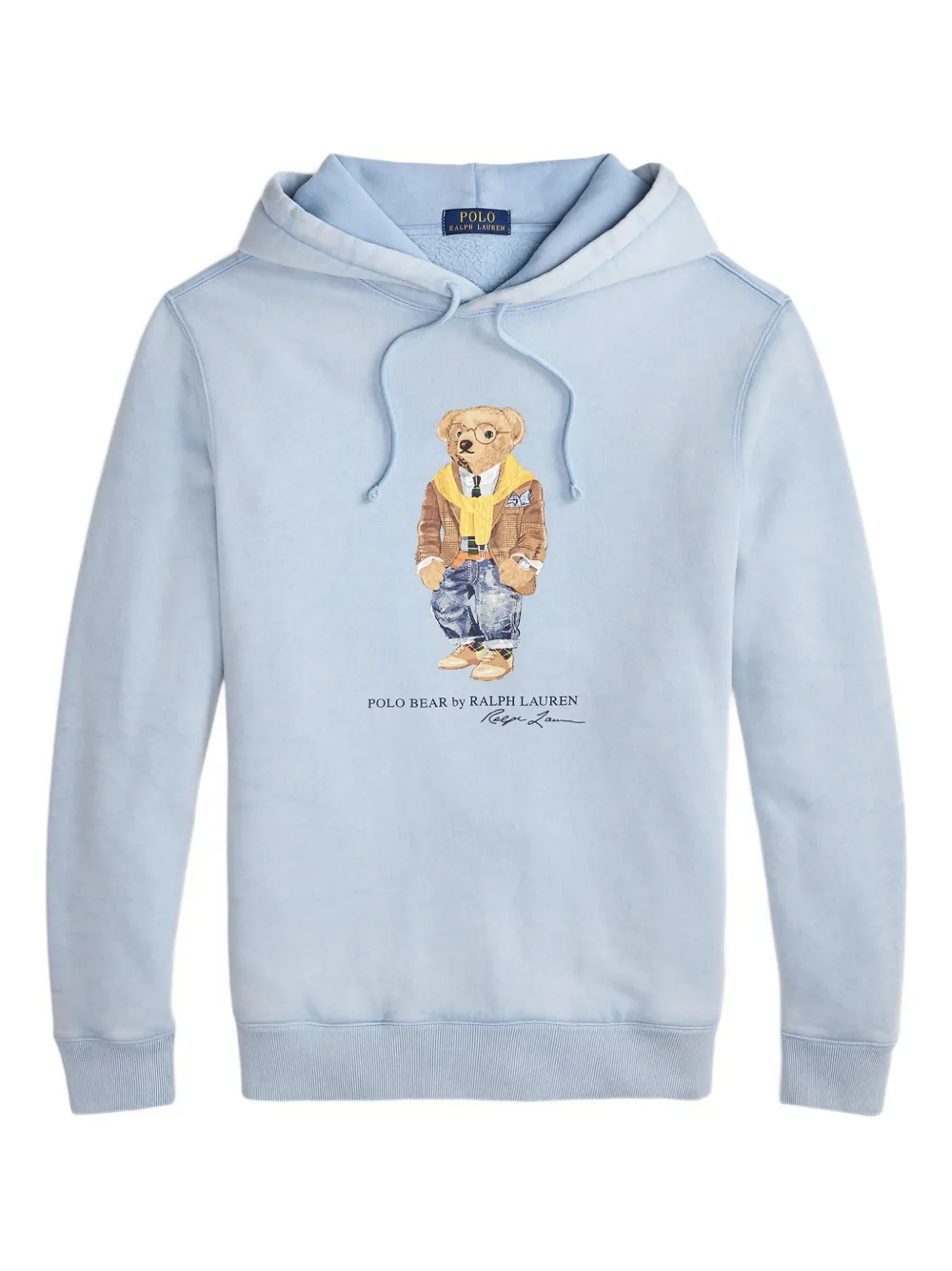 Polo Ralph Lauren Felpa Polo Bear con cappuccio - Blu