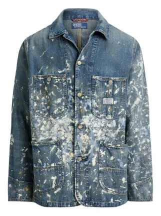 Polo Ralph Lauren limited-edition hand-painted Denim Jacket | Blue