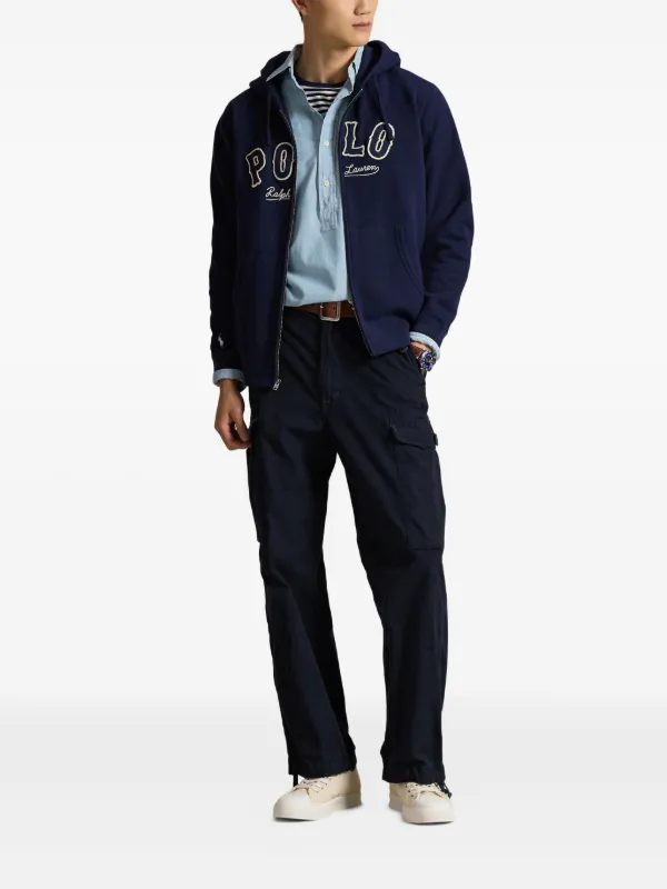 Polo Ralph Lauren ジップアップ パーカー | ブルー | FARFETCH JP