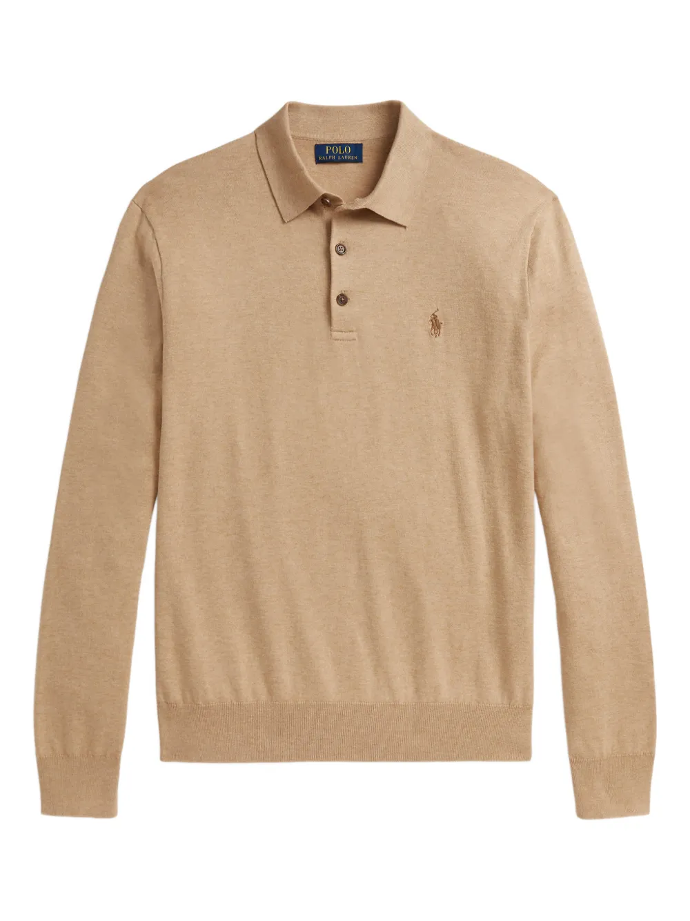 Polo Ralph Lauren long-sleeve polo-collar sweater - Toni neutri