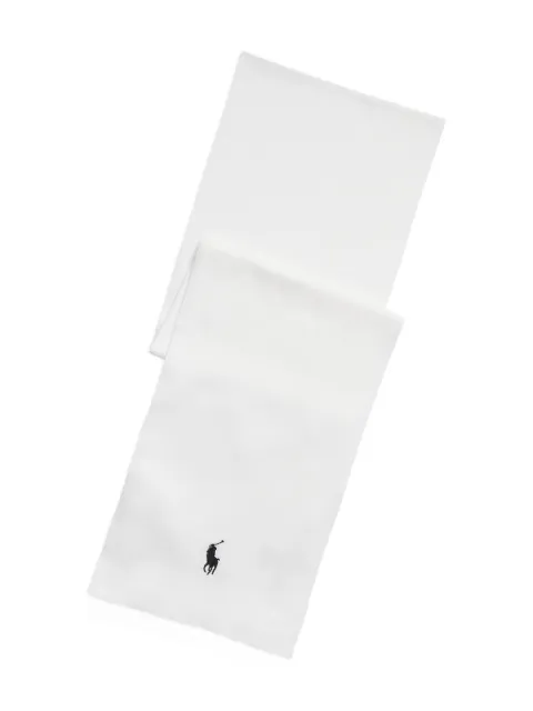 Polo Ralph Lauren logo-detail cotton scarf