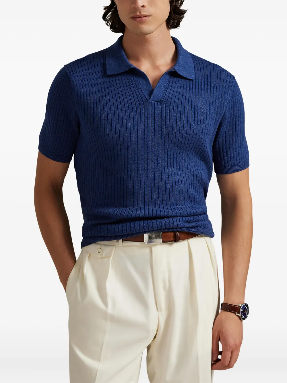 Polo Ralph Lauren Ribgebreide trui Blauw