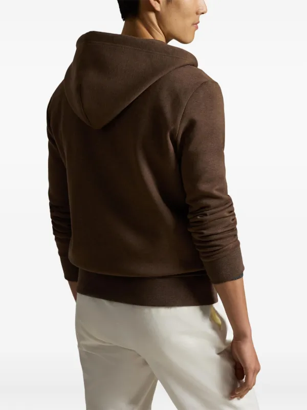 Polo Ralph Lauren ジップアップ パーカー | ブラウン | FARFETCH JP