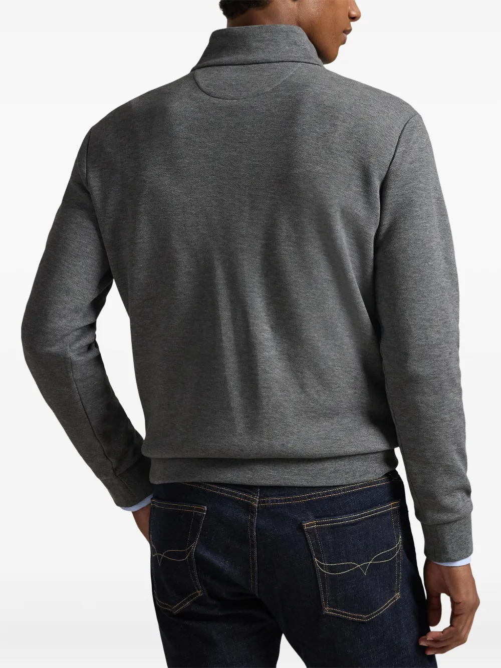 Polo Ralph Lauren Coltrui met halve rits Grijs