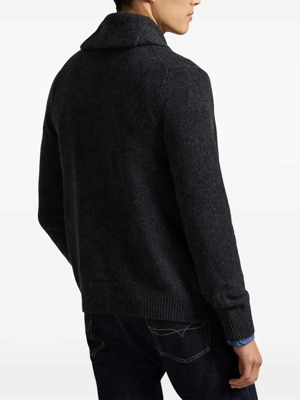 Polo Ralph Lauren Vest met sjaalkraag Grijs