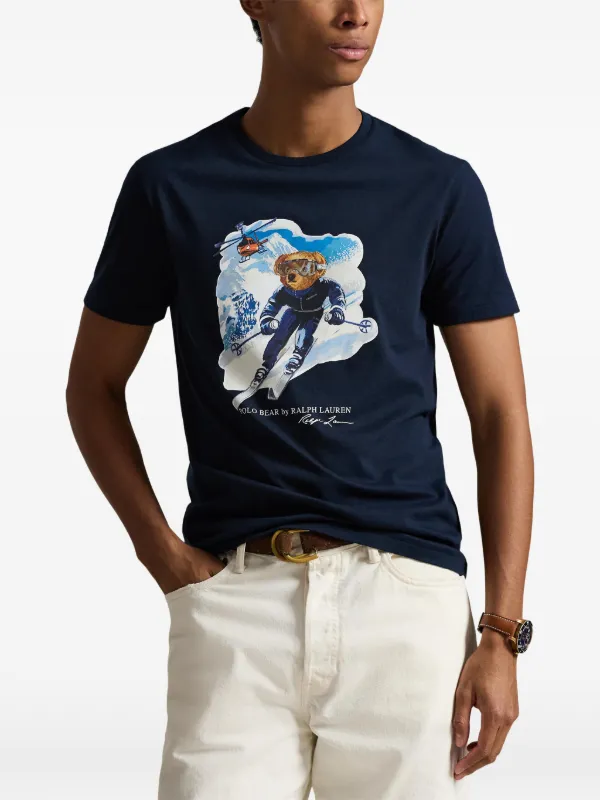 Polo Ralph Lauren ポロベア グラフィック Tシャツ | ブルー | FARFETCH JP