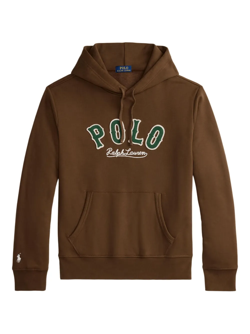 Polo Ralph Lauren Felpa con logo e cappuccio - Marrone