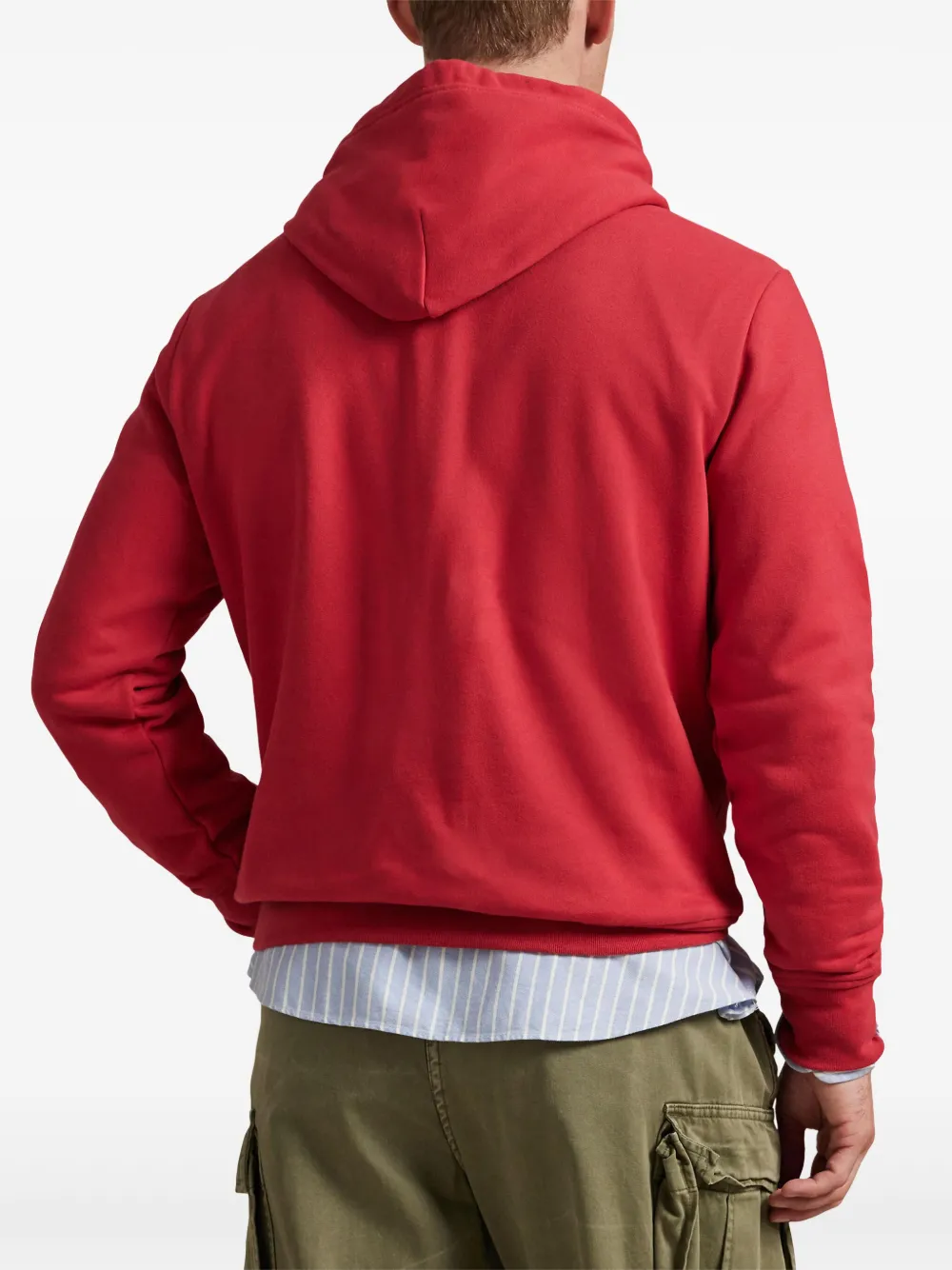 Polo Ralph Lauren Ralph Lauren The Rl Fleece Western-logo Hoodie In Red