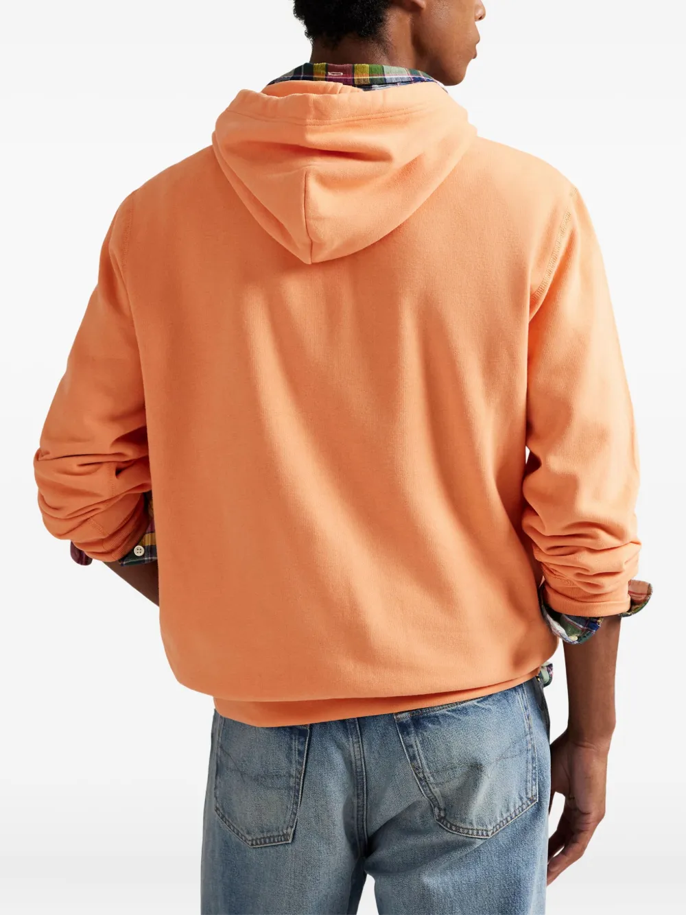 Polo Ralph Lauren Long-sleeved Hoodie In Orange