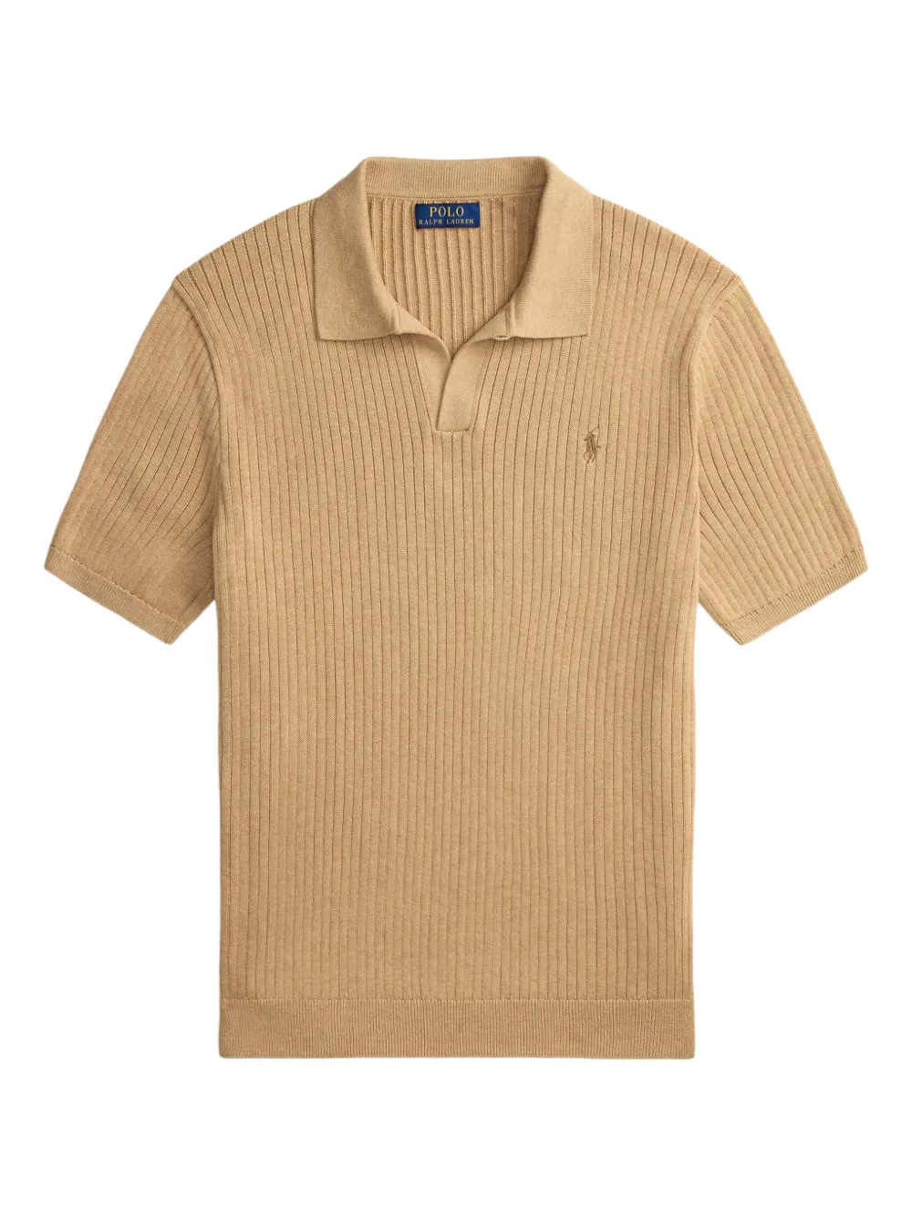 Polo Ralph Lauren T-shirt con colletto a coste - Toni neutri
