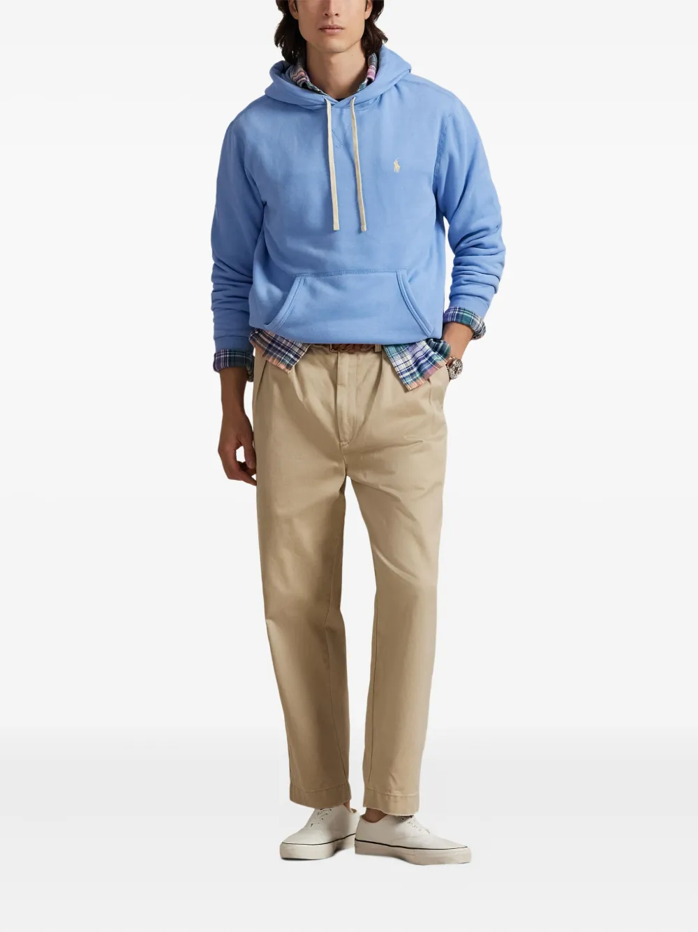 Polo Ralph Lauren Long-sleeve Hoodie In Blue