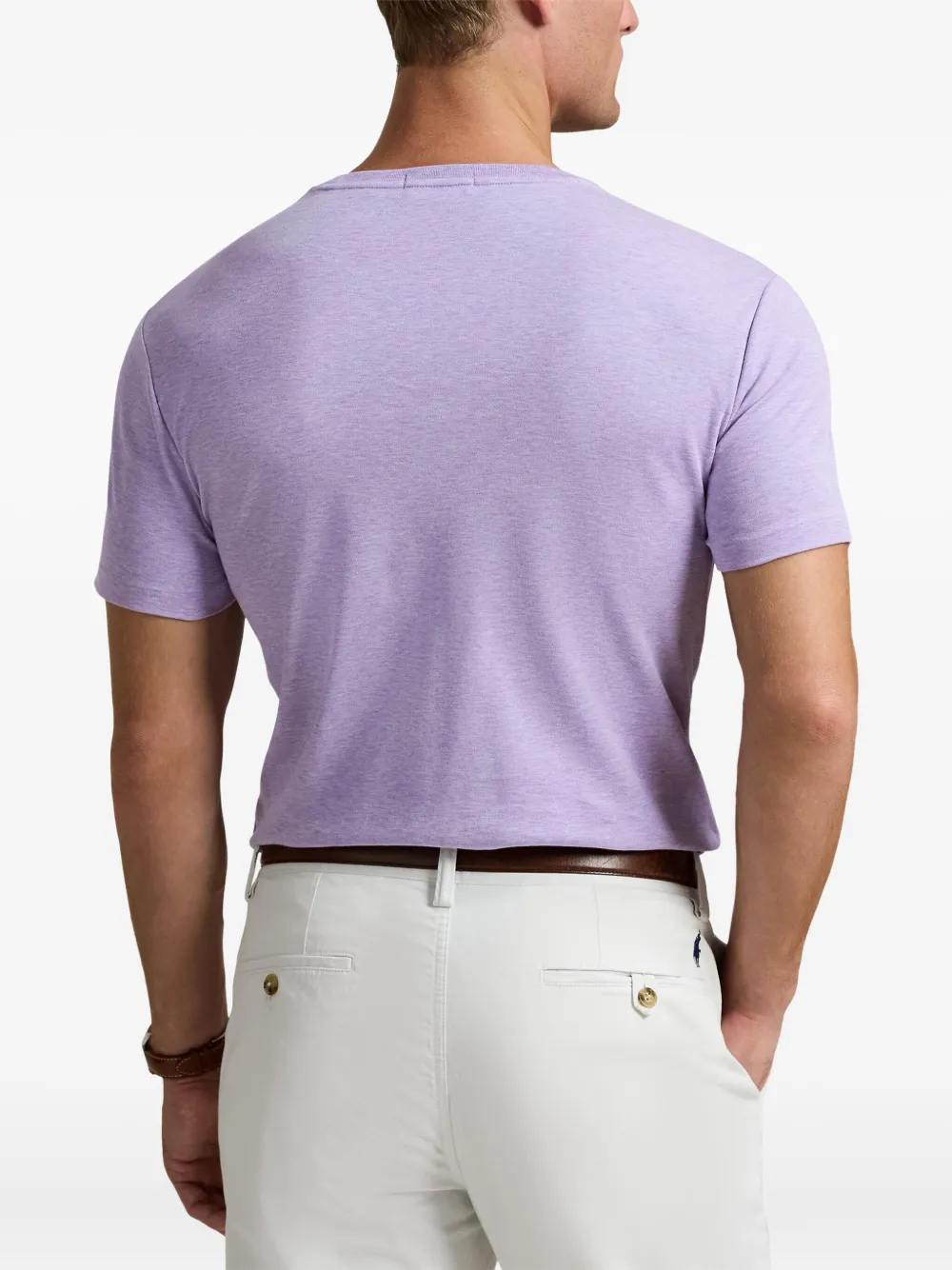 Polo Ralph Lauren Short-sleeve Pima Cotton T-shirt In Purple
