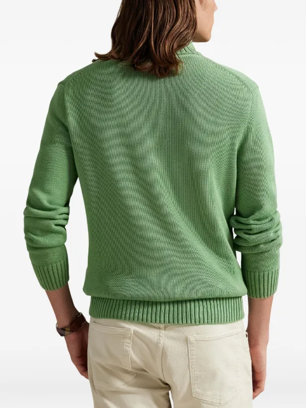 Polo Ralph Lauren ハーフジップ セーター | グリーン | FARFETCH JP
