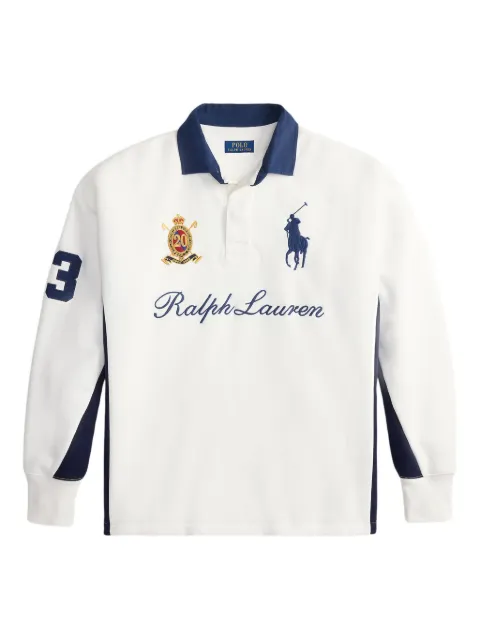 Polo Ralph Lauren long-sleeve mock-neck rugby polo shirt