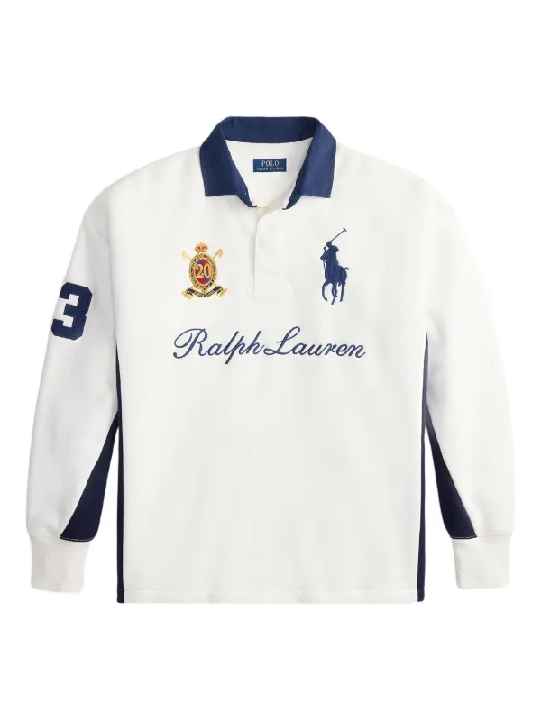 トップス Ralph Lauren Big Pony Rugby Shirt 90sY2K Polo Ralph Lauren Big Pony USA Flag Rugby Shirt XLT | eBay