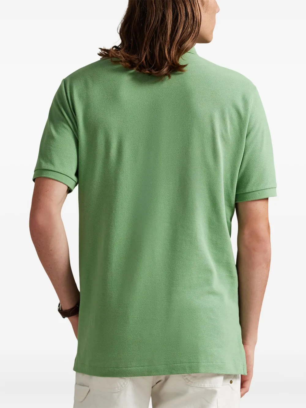 Polo Ralph Lauren Short Sleeve Knit Polo Shirt In Green