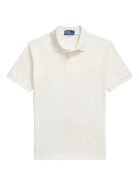 Polo Ralph Lauren pointelle-fabric short-sleeve polo shirt