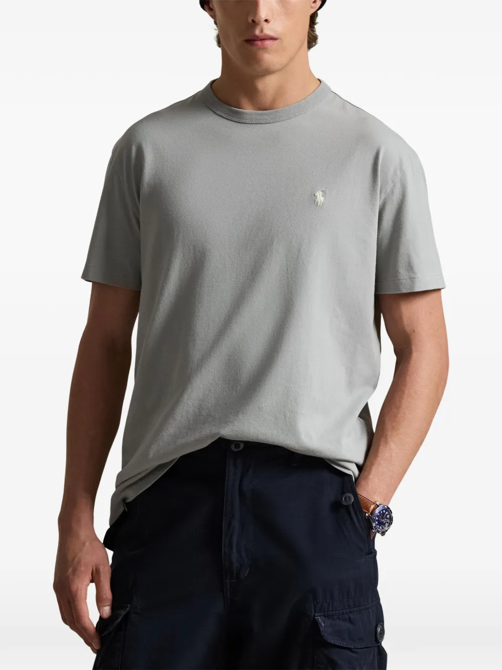 Polo Ralph Lauren Short-sleeve T-shirt In Gray