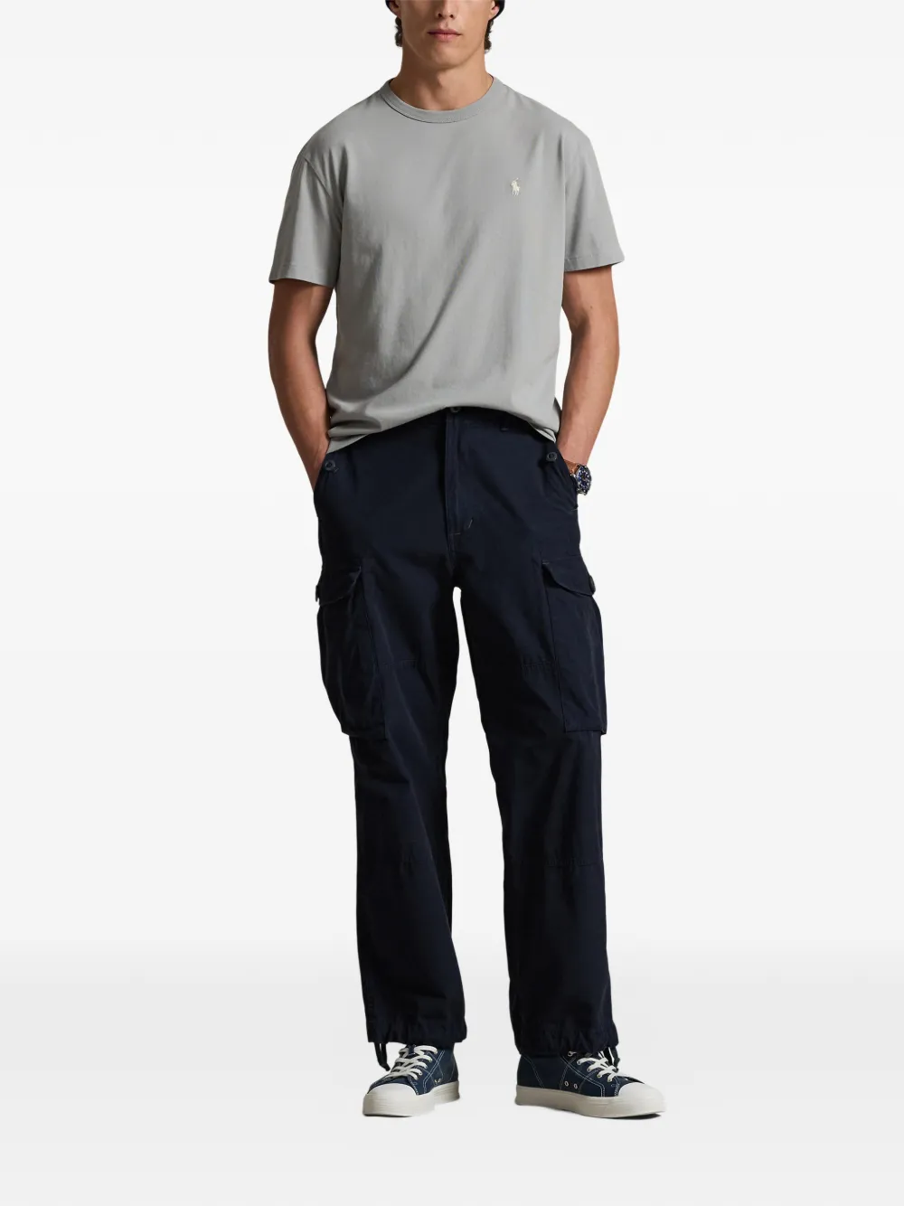 Polo Ralph Lauren Short-sleeve T-shirt In Gray