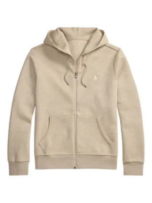 Polo Ralph Lauren ダブルニット ジップアップ パーカー | ブラウン