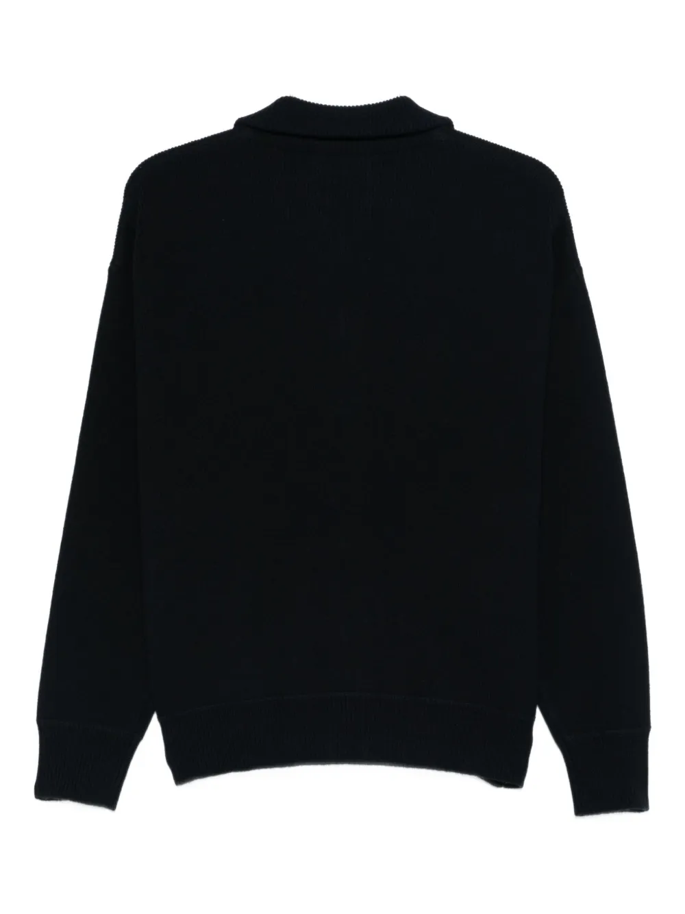 Roberto Collina zip Camionneur ML sweater - Blauw