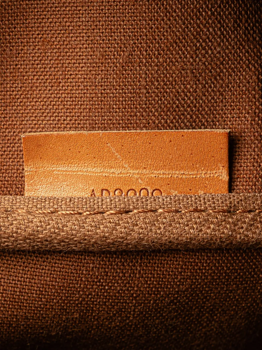 Pre-owned Louis Vuitton 1999 Monogram Saumur 43 Travel Bag In Brown