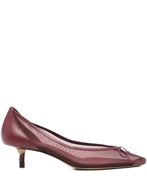 Jacquemus zapatillas con detalle de moño