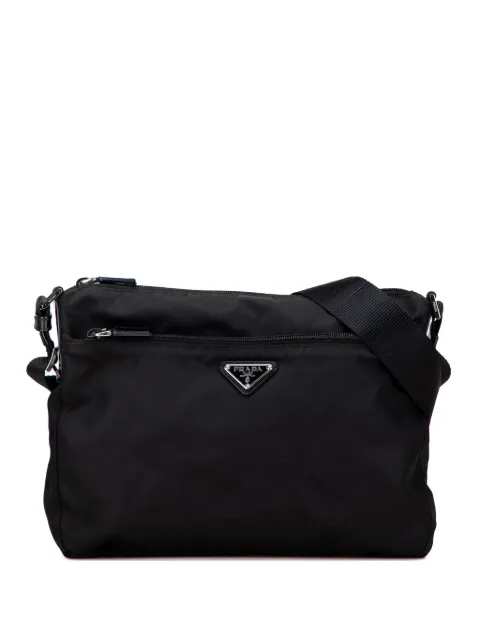 Prada Pre-Owned bolsa crossbody Tessuto con cierre en la parte superior 2013-2025