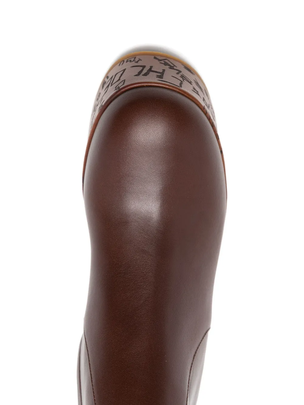 Chloé Chloe Chocolate Leather Maxime Wedges In Brown