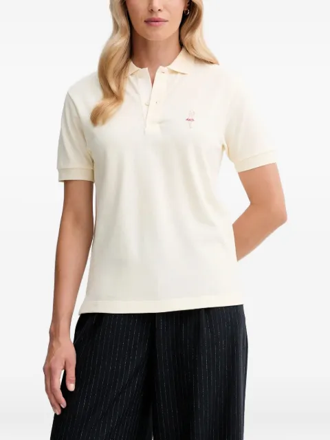 Bally logo-embroidered polo top