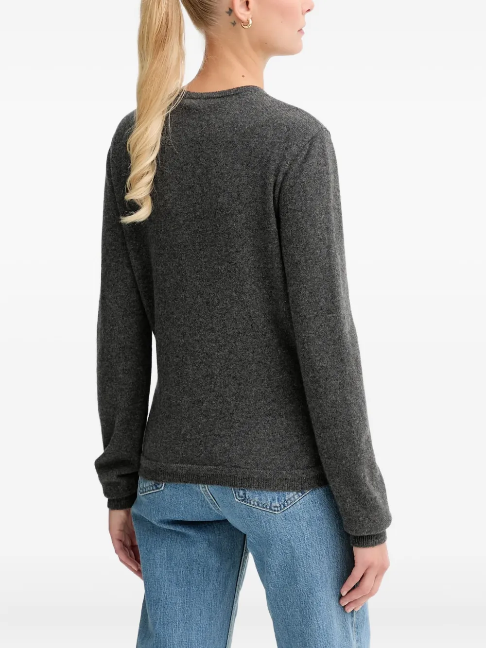 Bally Top met logopatch Grijs