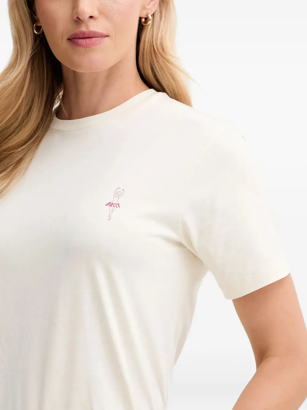 Bally T-shirt met logoprint Beige
