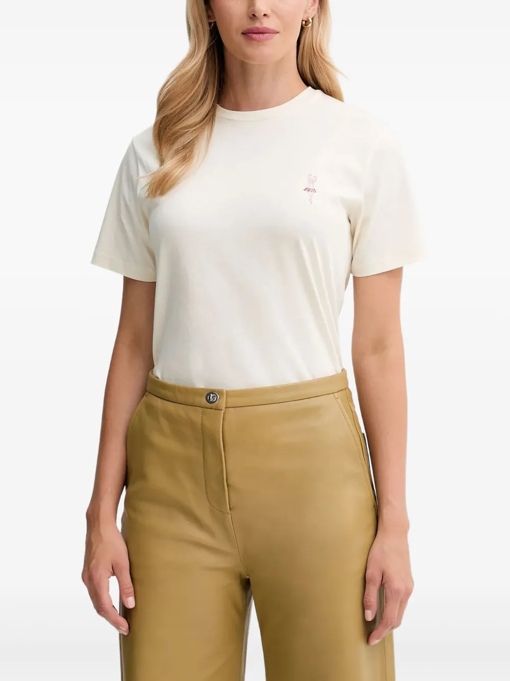 Bally logo-print short-sleeve T-shirt - Toni neutri