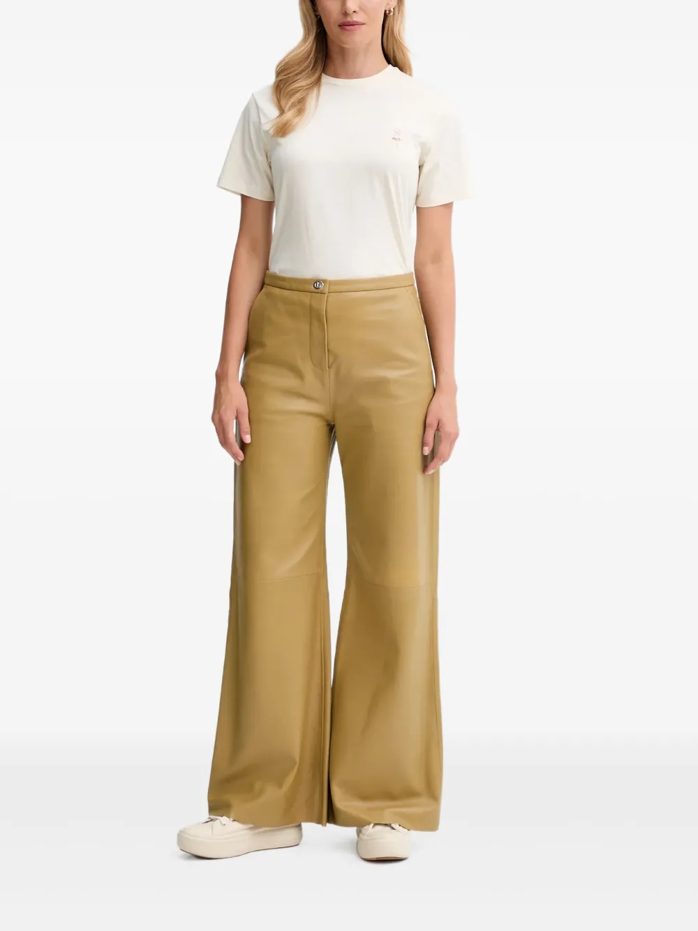 Bally T-shirt met logoprint Beige