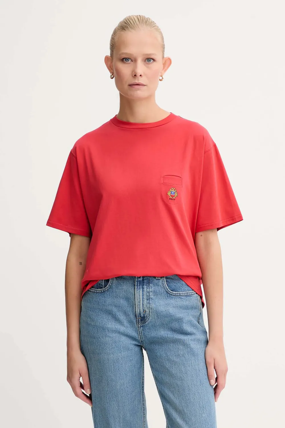 Bally pocket-embellishment T-shirt - Rosso