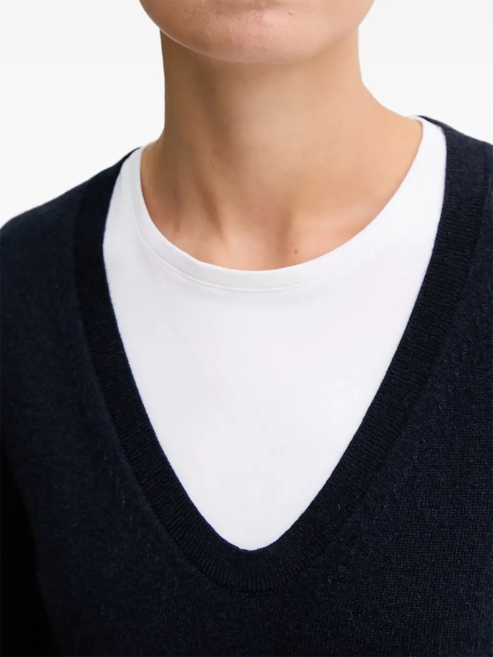 Bally Top met V-hals Blauw