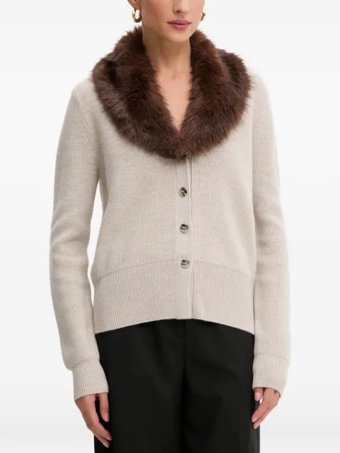 Blugirl detachable-collar buttoned cardigan