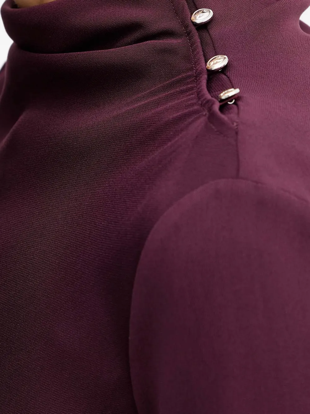 Patrizia Pepe Mini-jurk met knoopdetail Rood