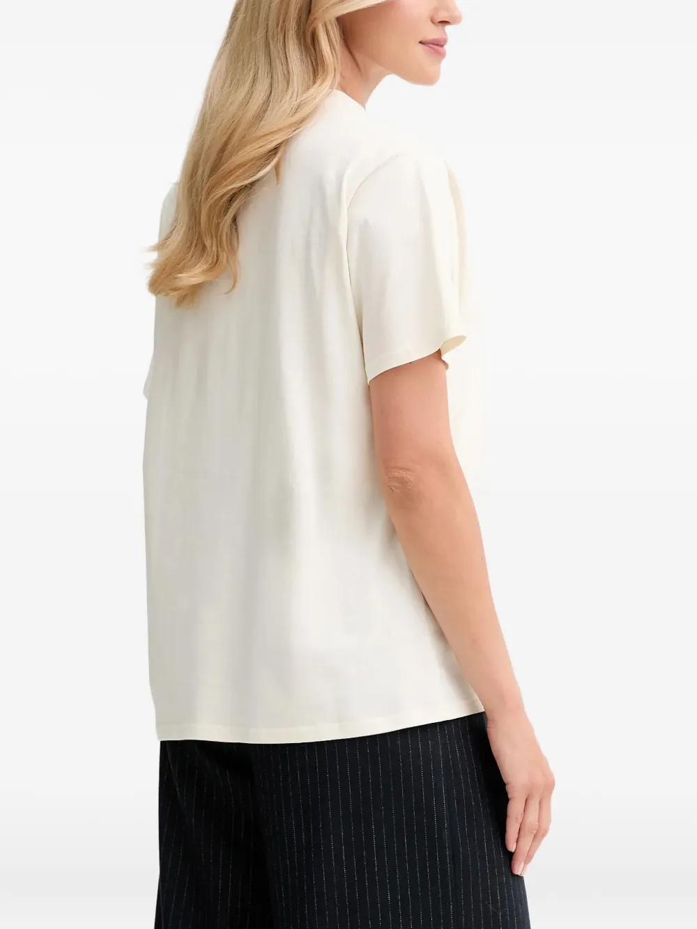Bally T-shirt met geborduurd logo Beige