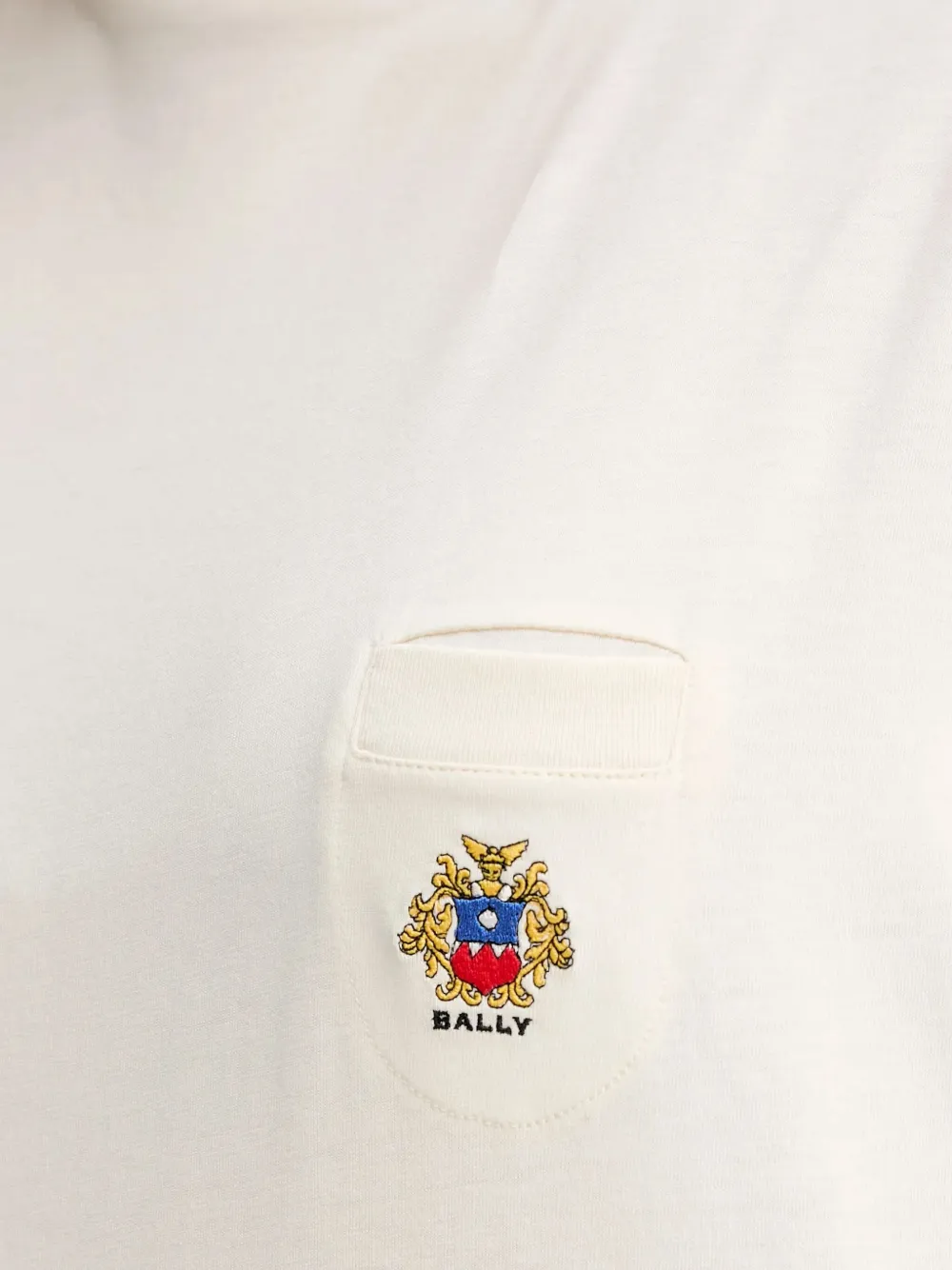 Bally T-shirt met geborduurd logo Beige
