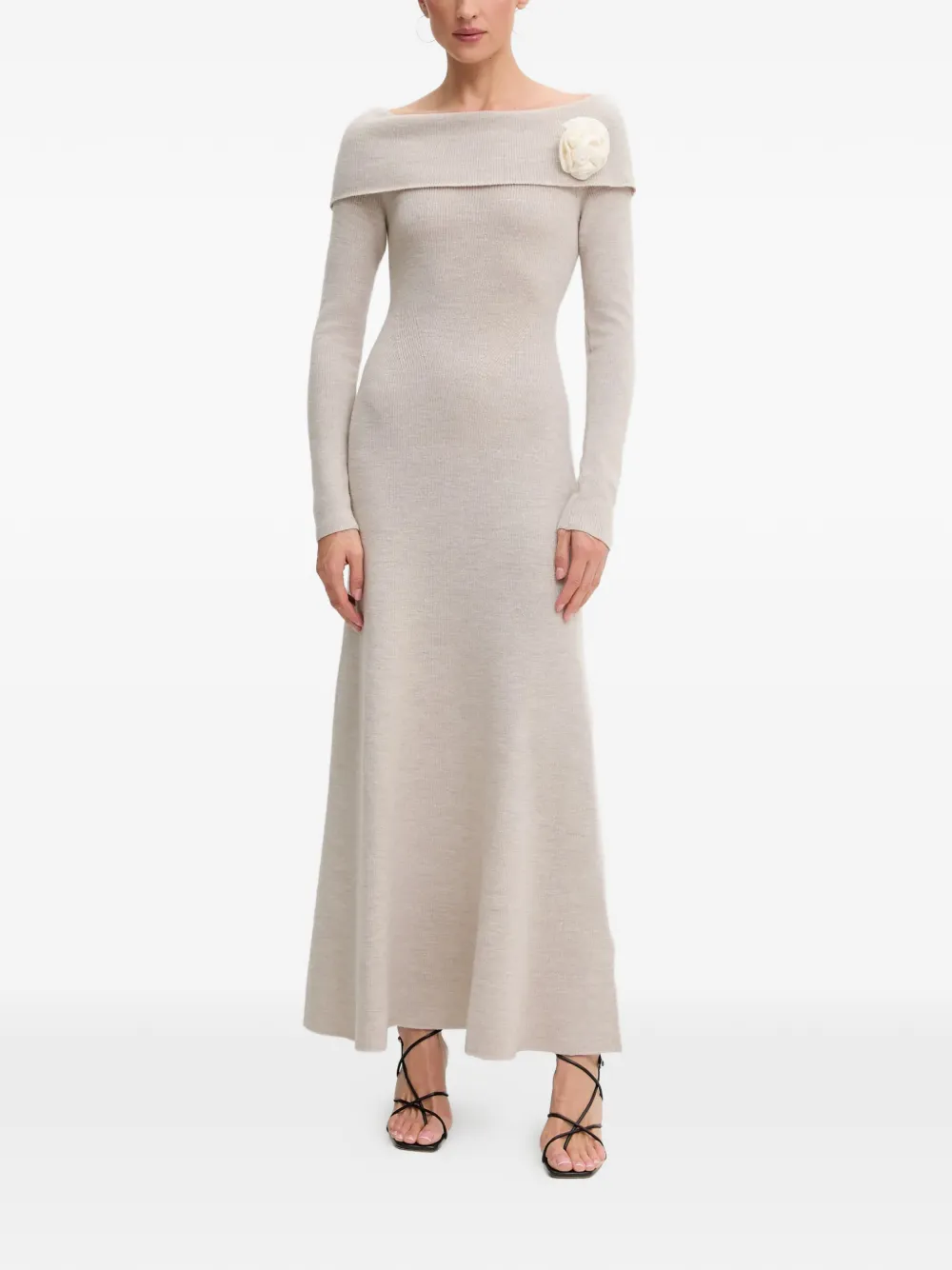 Blugirl Abito lungo con spalle scoperte - Toni neutri