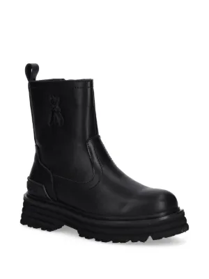 MM6 Maison Margiela Kids スクエアトゥ ブーツ | ブラック | FARFETCH JP
