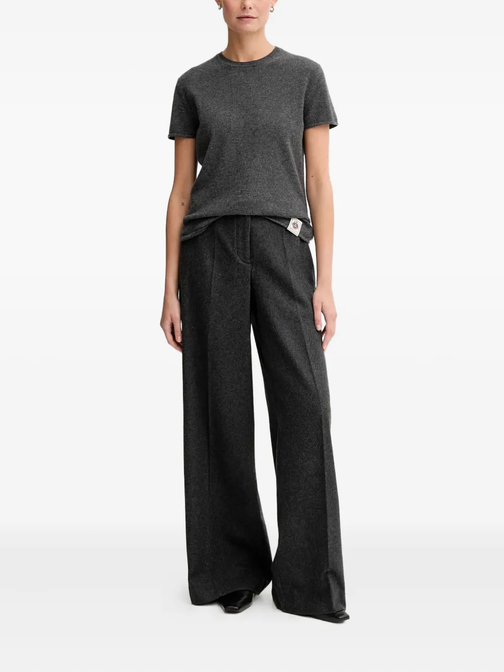 Bally Short-sleeve T-shirt In Gray