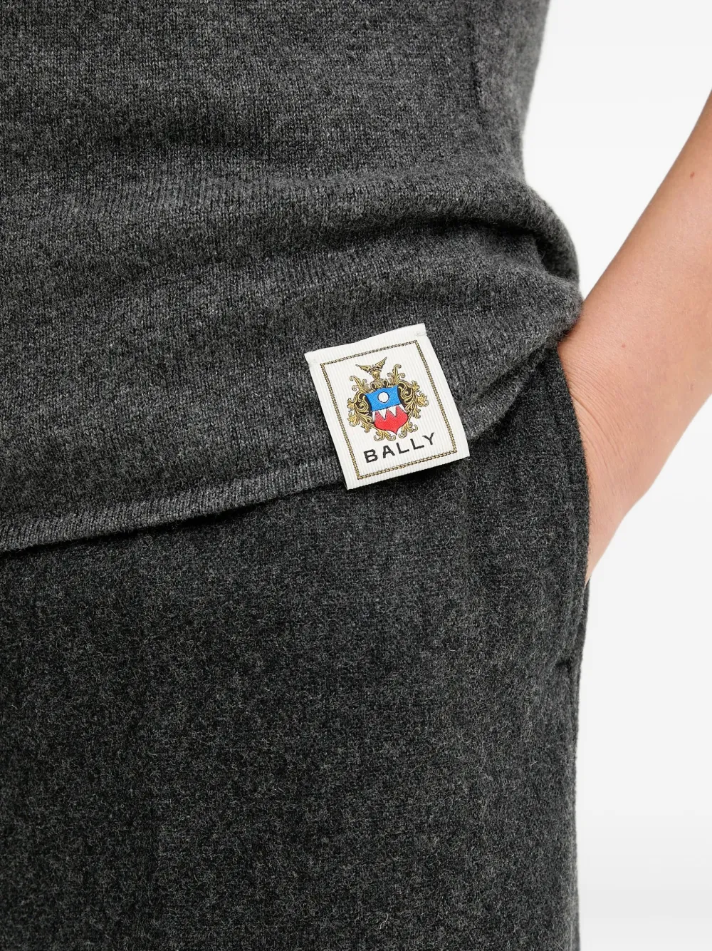 Bally Short-sleeve T-shirt In Gray