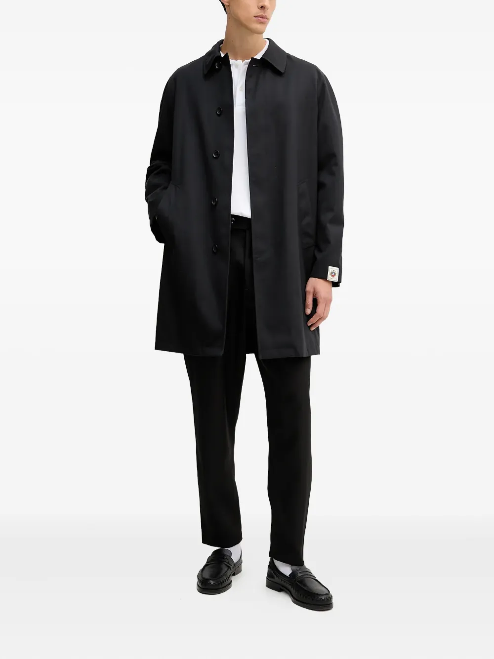 Bally logo-patch coat | Single Breasted Coats | Image 2