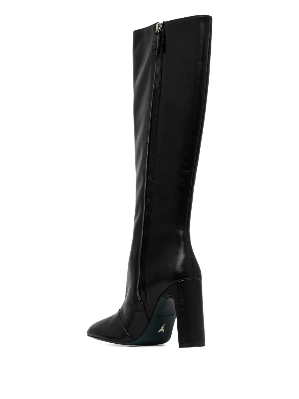 Patrizia Pepe Block-heel Boots In Black