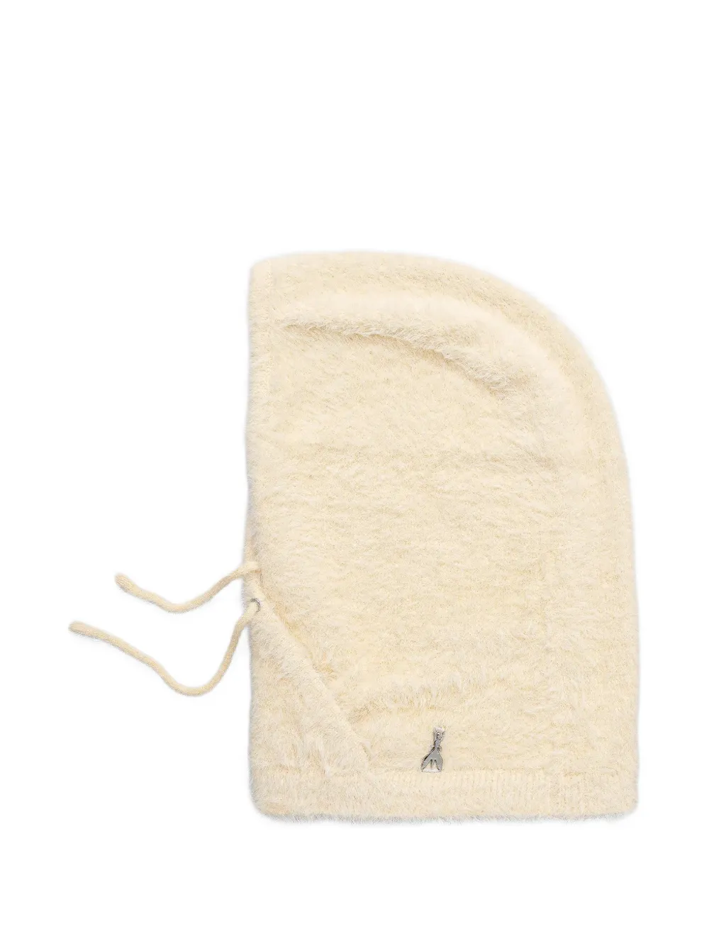 Patrizia Pepe Logo-detail Balaclava In Neutral