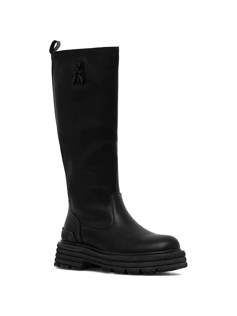 Patrizia Pepe girl Stivali con dettaglio Fly e zip - Nero